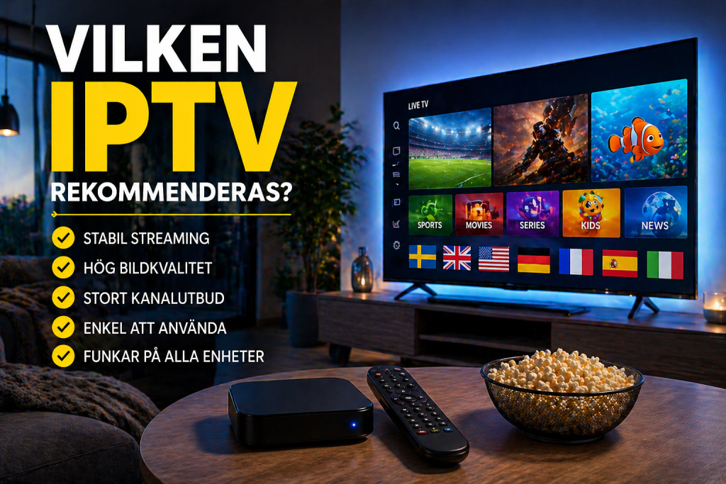 vilken iptv rekommenderas