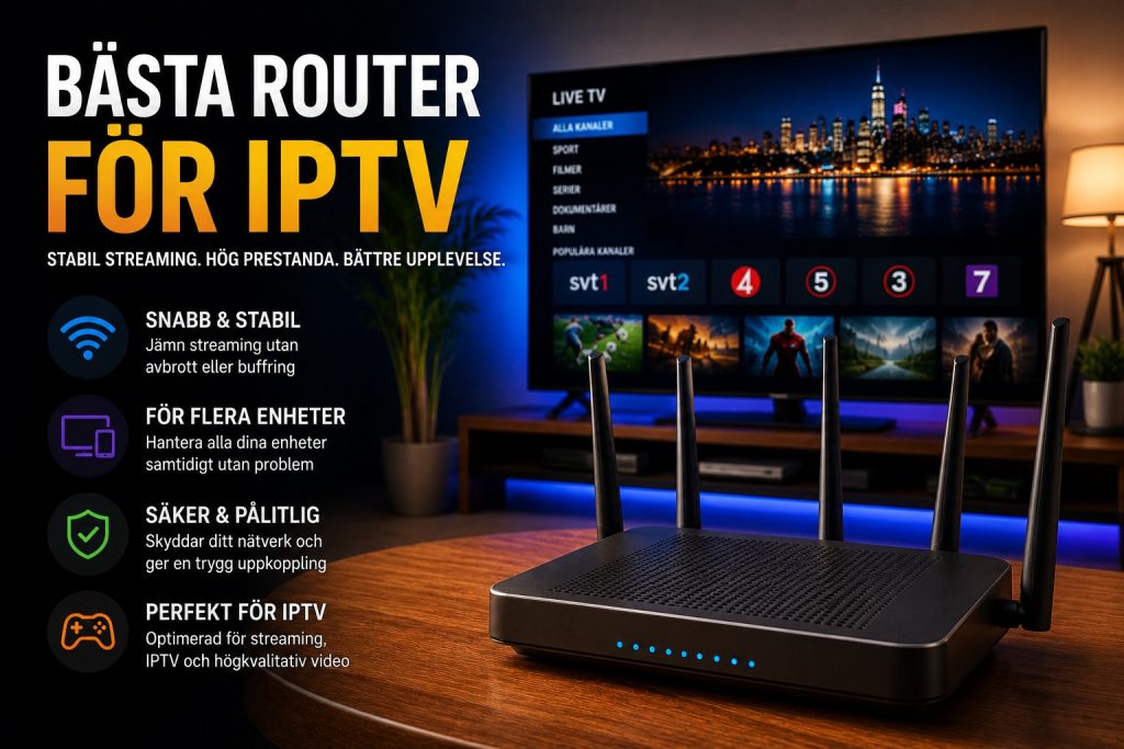 bästa router för iptv