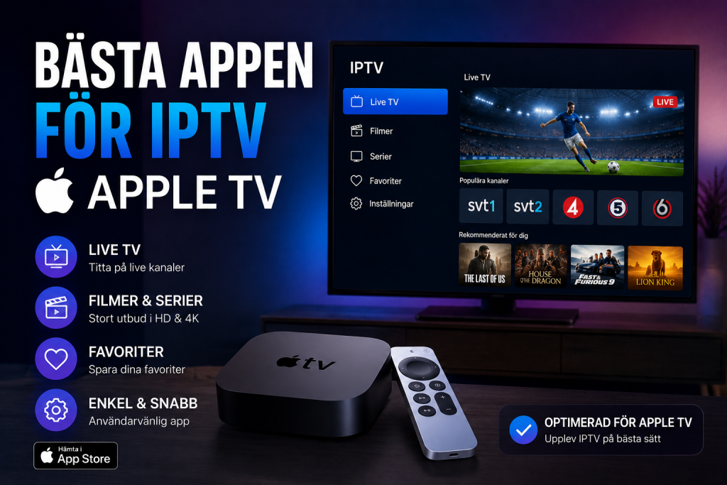 bästa appen för iptv apple tv