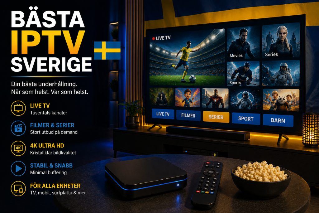 bästa iptv sverige