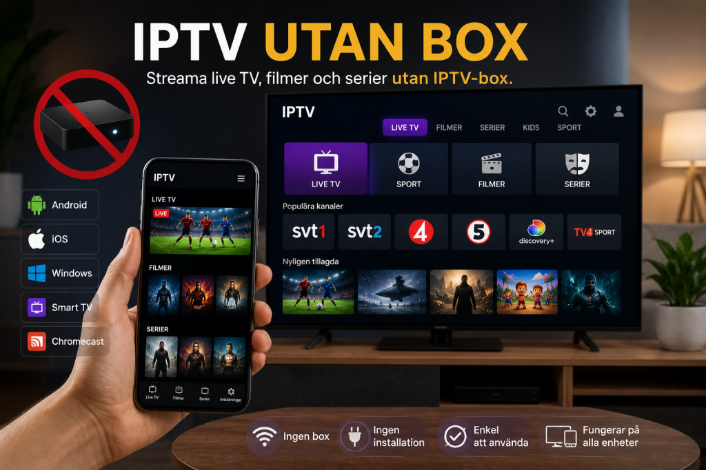 iptv utan box