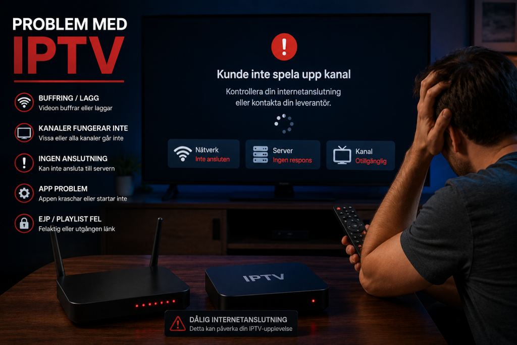 problem med iptv