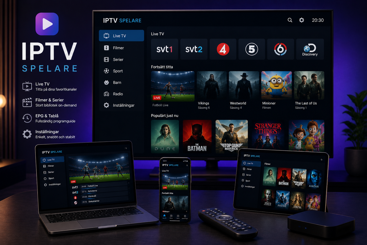 iptv spelare