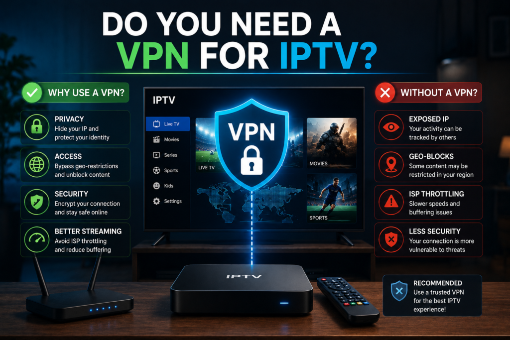 do you need a vpn for iptv