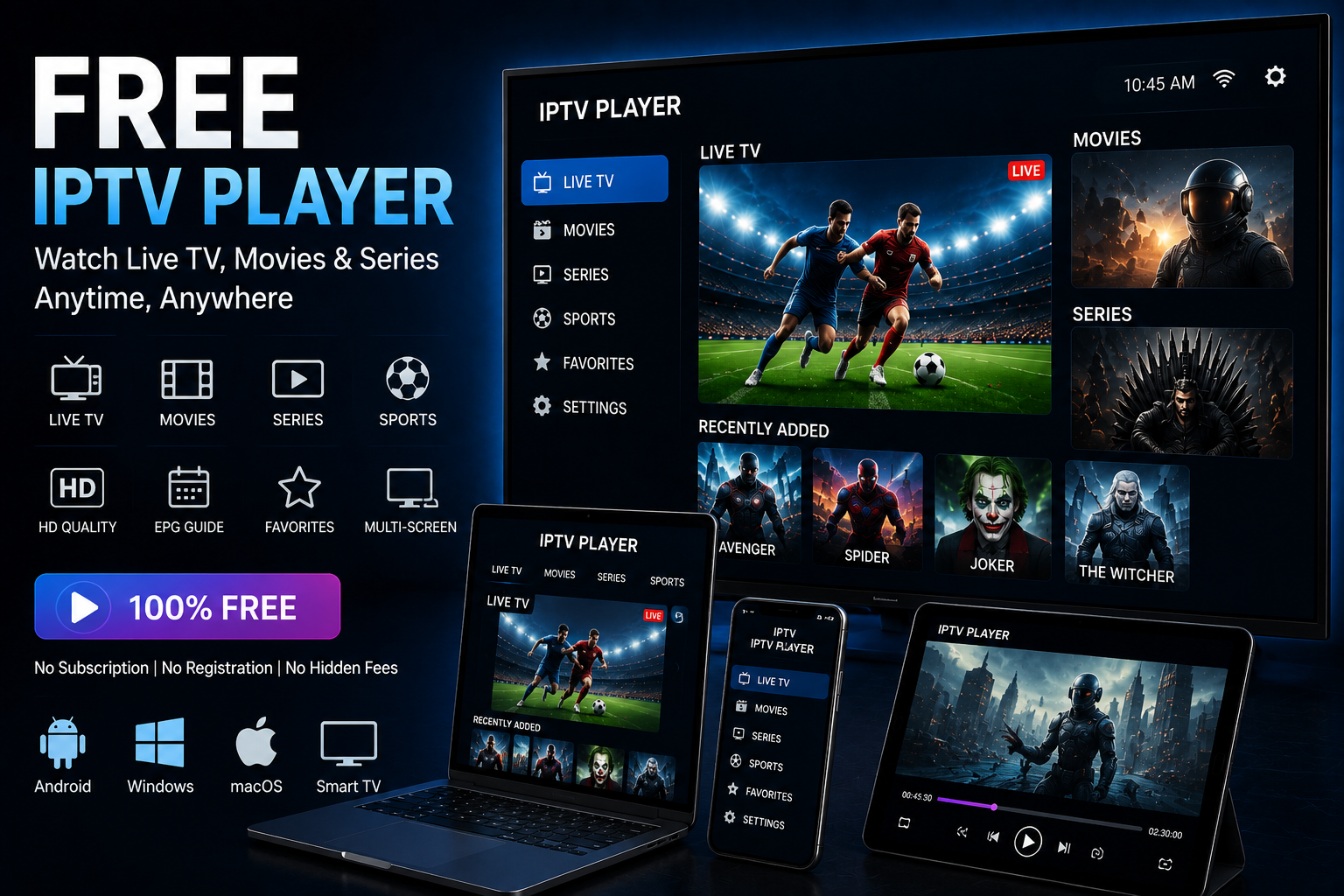 free iptv player