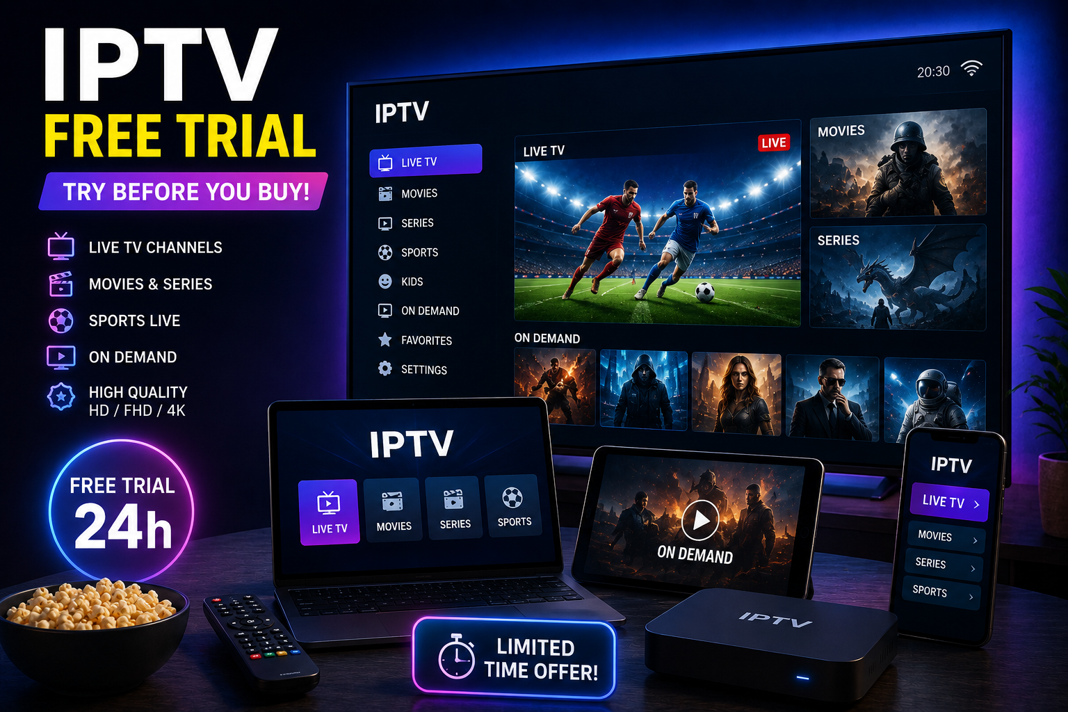 iptv free trial