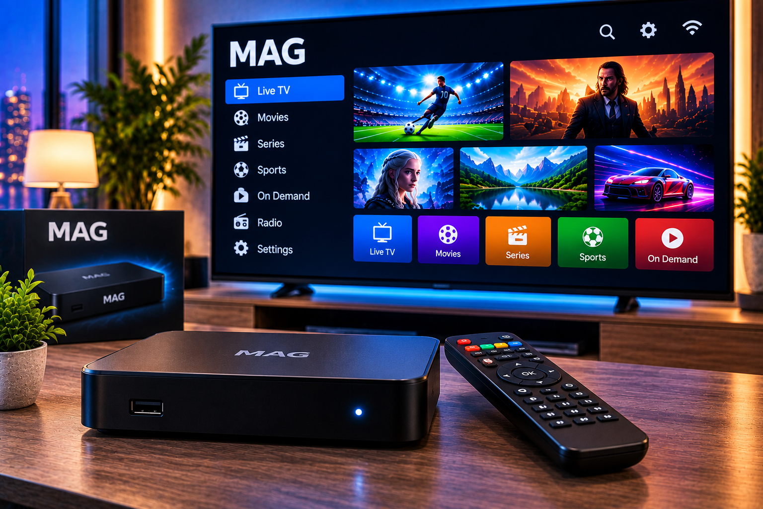 iptv mag box