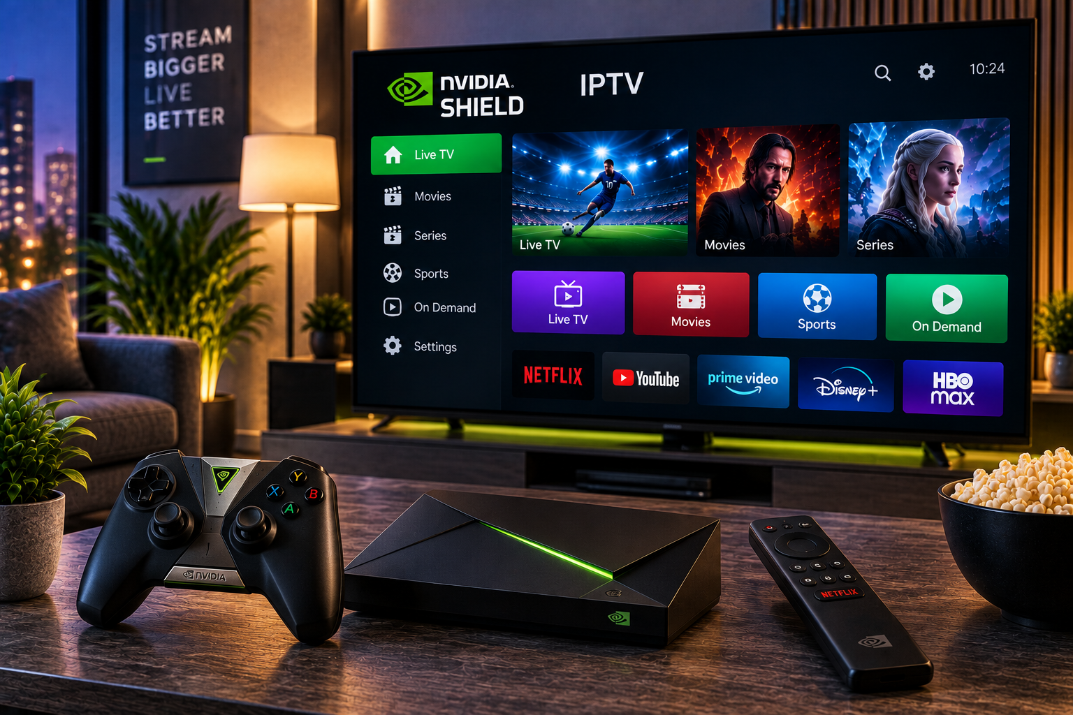 nvidia shield iptv