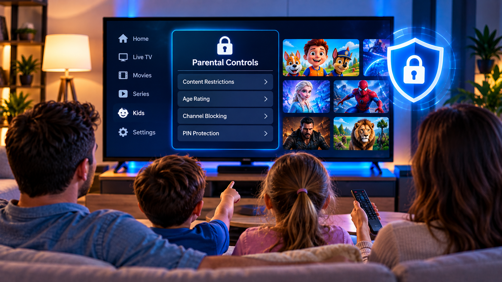 iptv parental controls